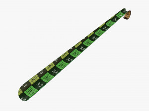 Shoehorn plastic tall with hole Modelo 3D
