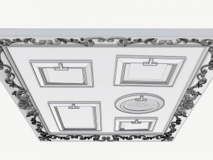 Wall frame decoration with photo frames Modelo 3D