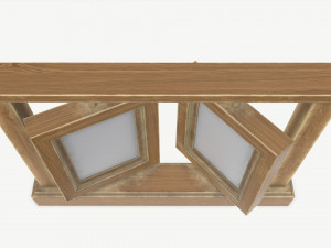 Wooden photo frame Modelo 3D