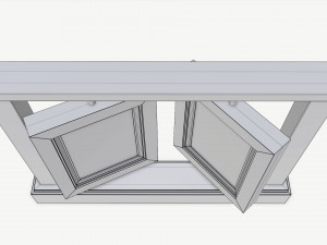 Wooden photo frame Modelo 3D