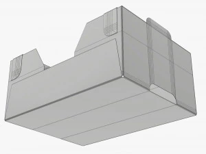 Ardboard retail tray box 01 3D Model