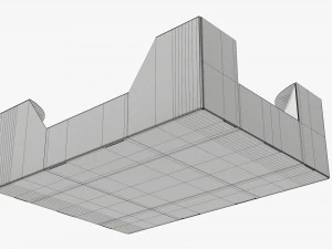 Ardboard retail tray box 02 3D Model