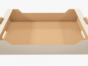 Ardboard retail tray box 03 3D मॉडल