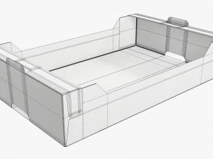 Ardboard retail tray box 03 3D Model