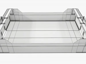 Ardboard retail tray box 03 3D Model