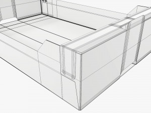 Ardboard retail tray box 03 3D मॉडल