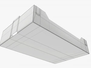 Ardboard retail tray box 03 3D Model