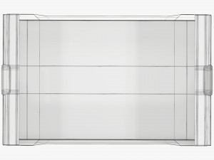 Ardboard retail tray box 03 3D मॉडल