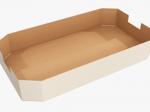 Ardboard retail tray box 04 Modèle 3D
