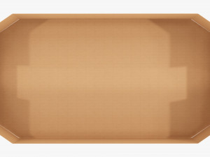 Ardboard retail tray box 04 Modèle 3D