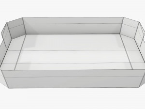 Ardboard retail tray box 04 Modèle 3D