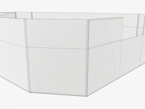 Ardboard retail tray box 04 Modèle 3D