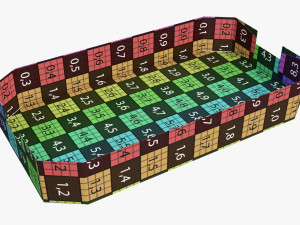 Ardboard retail tray box 04 Modèle 3D