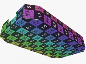 Ardboard retail tray box 04 Modèle 3D