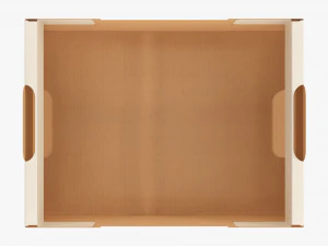 Ardboard retail tray box 05 3D Model