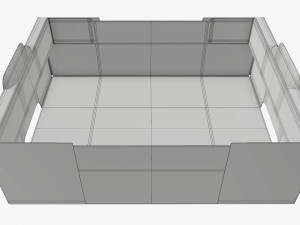 Ardboard retail tray box 05 Modelo 3D