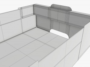 Ardboard retail tray box 05 Modelo 3D