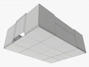 Ardboard retail tray box 05 3D Model