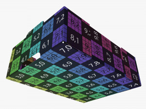 Ardboard retail tray box 05 Modelo 3D
