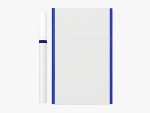 Сигареты компактная тонкая пачка закрытая 3D Модель