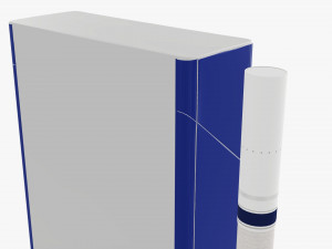 Cigarettes compact slim pack closed 3Dモデル