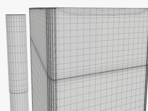 Cigarettes compact slim pack closed 3Dモデル