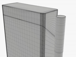 Cigarettes compact slim pack closed 3Dモデル