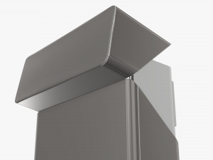 Cigarettes compact slim pack opened Model 3D