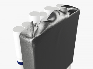 Cigarettes compact slim pack opened Model 3D