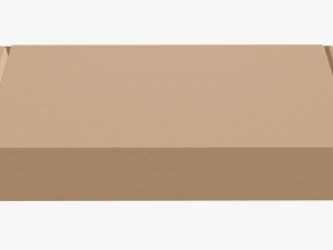 Corrugated cardboard paper box packaging 01 Modelo 3D