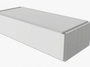 Corrugated cardboard paper box packaging 01 Modelo 3D