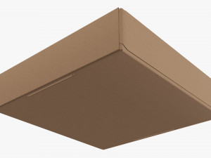 Corrugated cardboard paper box packaging 02 Modelo 3D