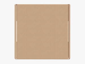 Corrugated cardboard paper box packaging 02 Modelo 3D
