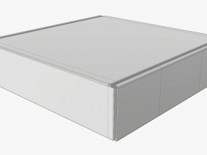 Corrugated cardboard paper box packaging 02 Modelo 3D