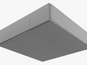 Corrugated cardboard paper box packaging 02 Modelo 3D
