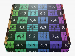 Corrugated cardboard paper box packaging 02 Modelo 3D