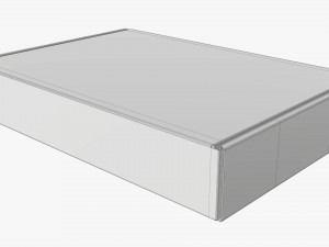 Corrugated cardboard paper box packaging 03 Modelo 3D
