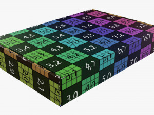 Corrugated cardboard paper box packaging 03 Modelo 3D