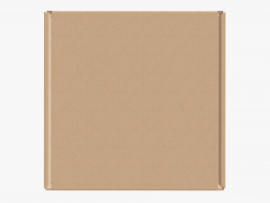 Corrugated cardboard paper box packaging 04 Modelo 3D