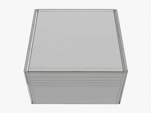 Corrugated cardboard paper box packaging 04 Modelo 3D