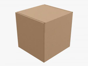 Упаковка из гофрированного картона 05 3D Модель
