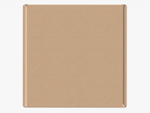 Corrugated cardboard paper box packaging 05 Modelo 3D