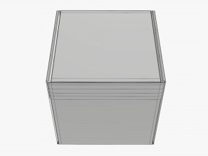 Corrugated cardboard paper box packaging 05 Modelo 3D