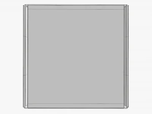 Corrugated cardboard paper box packaging 05 3D Model