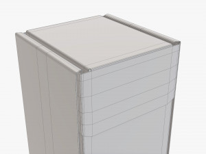 Corrugated cardboard paper box packaging 06 Modelo 3D