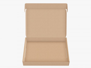 Corrugated cardboard paper box packaging 07 Modelo 3D