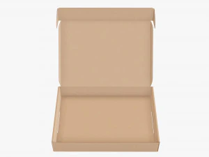 Embalaje de caja de papel de cart&oacute;n corrugado 07 Modelo 3D