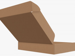 Corrugated cardboard paper box packaging 07 Modelo 3D