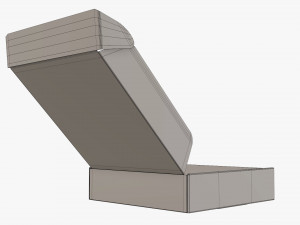 Corrugated cardboard paper box packaging 08 Modelo 3D