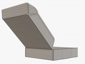 Corrugated cardboard paper box packaging 08 3D Model